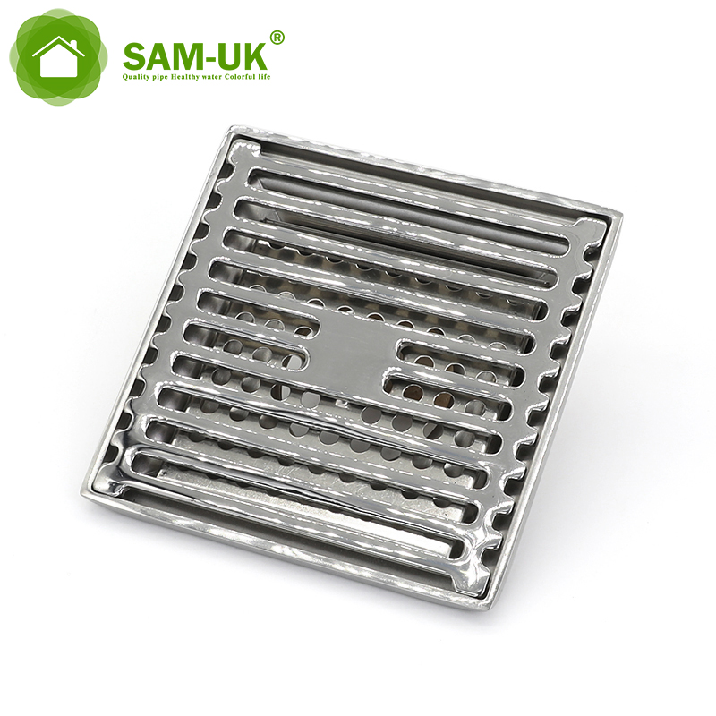 Ten Long Strips Drain Grate Square Drainer Sink Waste Different Linear Shower Plastic Industrial Floor Drain in Stainless Steel Trap
