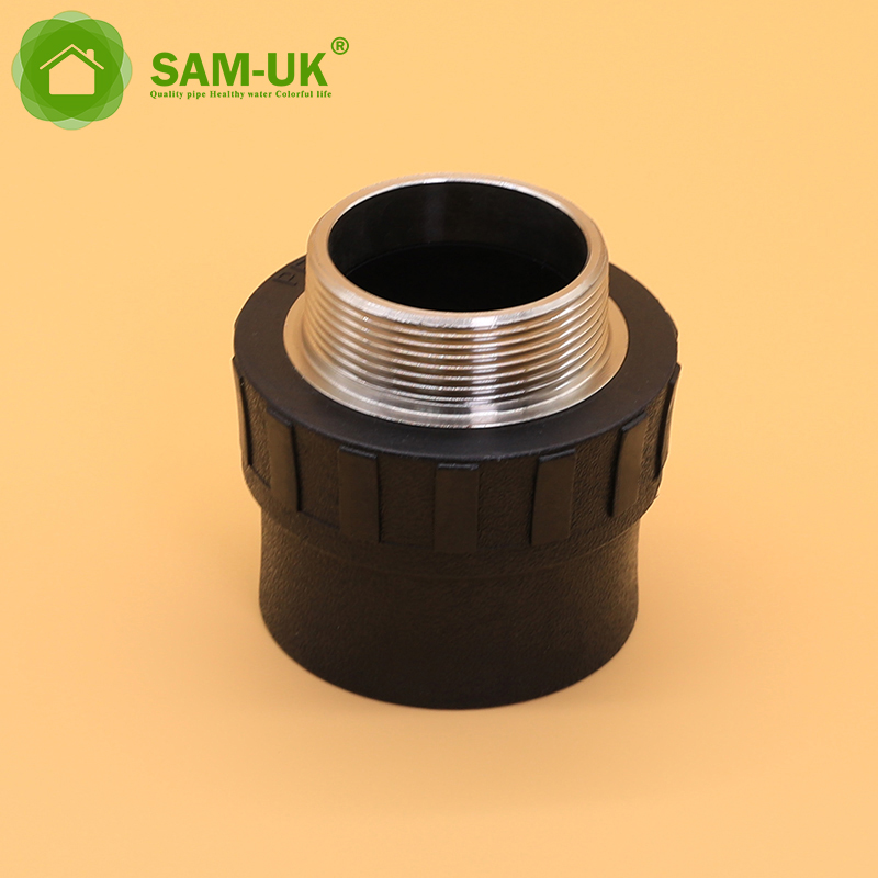 Pe Fitting Brass Compression for Male Coupling End Caps Plastic Water And Fittings Gas Tee Hdpe 100 Manufacturing Pipe
