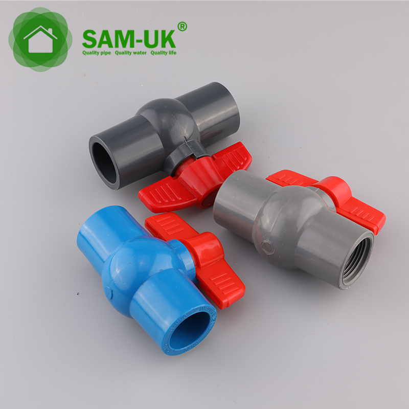 PVC compact ball valve ( socket & thread )