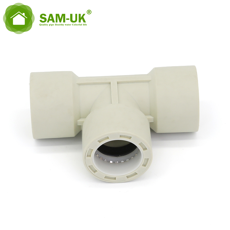 Pp Tee Irrigation Quick-connect Fittings Agricultural Drip Plastic Compression Fitting Pe Quick Plastic Pipe