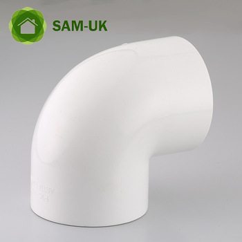 plastic schedule 40 UPVC pipe glue elbow fittings for plumbing