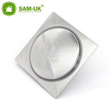 Circular Brushed Silvery Pop Up Bathroom Grate Trap Heavy Ss Duty Abs Conceal Shower Room Floor Drain Black