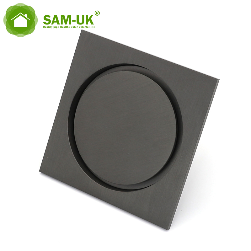 Invisible Circular Panel Magnetic Self Sealing Cast Rectangular Stainless Steel Anti Odor Square Recessed Watermark Brass Bathroom Floor Waste Drain