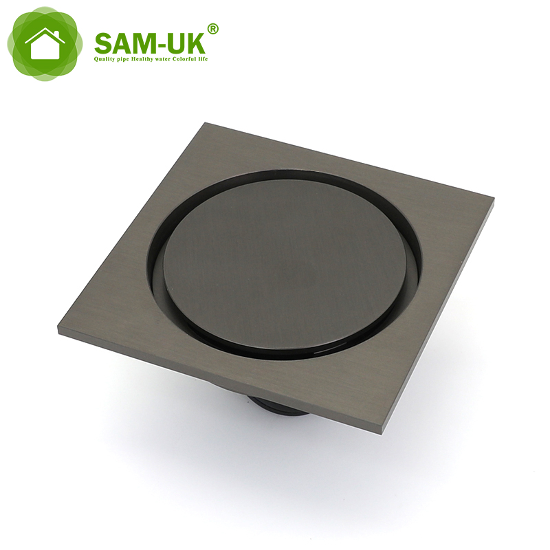 Invisible Circular Panel Magnetic Self Sealing Cast Rectangular Stainless Steel Anti Odor Square Recessed Watermark Brass Bathroom Floor Waste Drain