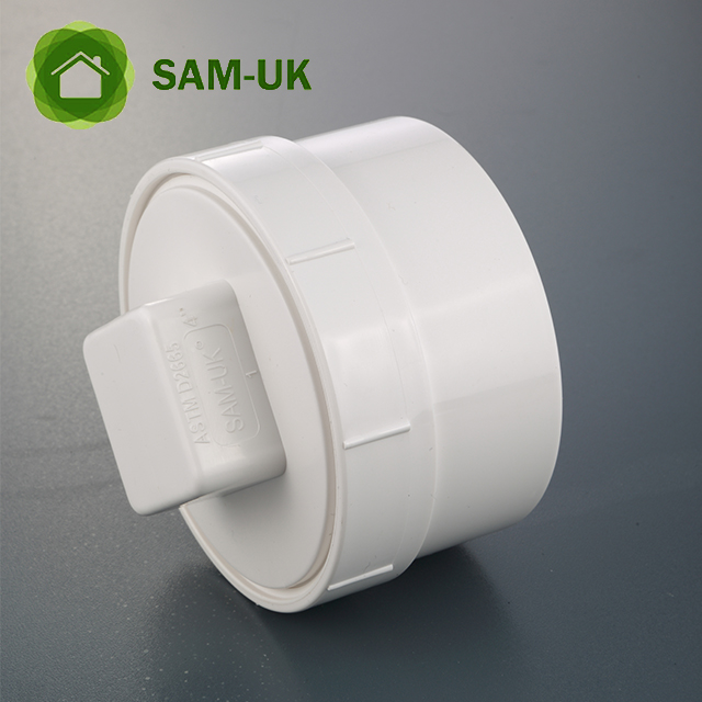Factory wholesale high quality pvc pipe plumbing fittings manufacturers plastic Pvc Plug Cap fitting
