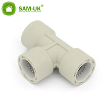 Pp Tee Irrigation Quick-connect Fittings Agricultural Drip Plastic Compression Fitting Pe Quick Plastic Pipe