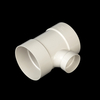 Factory wholesale high quality pvc pipe plumbing fittings manufacturers plastic pvc water reducing tee fitting