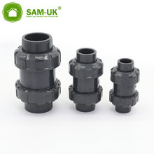 DIN Chemical Industry Grade Upvc Double Union Ball Check Valve Supplier Valve Manufacture
