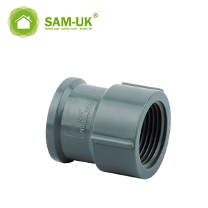 Factory wholesale high quality plastic pvc pipe plumbing fittings manufacturers PVC Threaded female socket