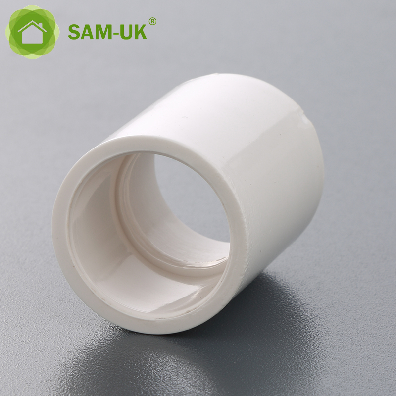 sam-uk Factory wholesale high quality plastic 1 inch pvc pipe plumbing fittings manufacturers pvc coupling 