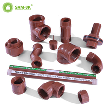 Factory wholesale high quality pvc pipe plumbing fittings manufacturers plastic PPH female pipe elbow for hot water