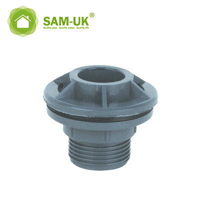 Factory wholesale high quality pvc pipe plumbing fittings manufacturers plastic PVC water male tank adapter