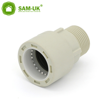 Pp Male Adaptor Irrigation Water Tube Push Fitting Connector Quick 8mm Connect Plastic Adjustable Pipe Fittings