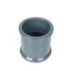 Factory wholesale high quality plastic pvc pipe plumbing fittings manufacturers PVC water coupling connector slip fitting