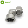 PEX Instrumentation Pipe Fitting 1/4 Inch Flare Fittings To Water Adapter 4mm Types Brass Elbow Compression