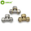 PEX Brass Elbow Fitting Dot Air Fittings Flare To Hardline Pipe Tube Ring Garden Hose Couplings 15 Mm Compression