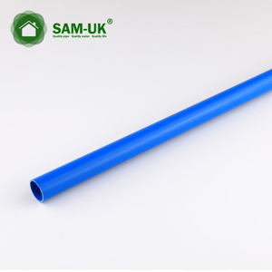 blue color schedule 40 PVC pipe for electrical