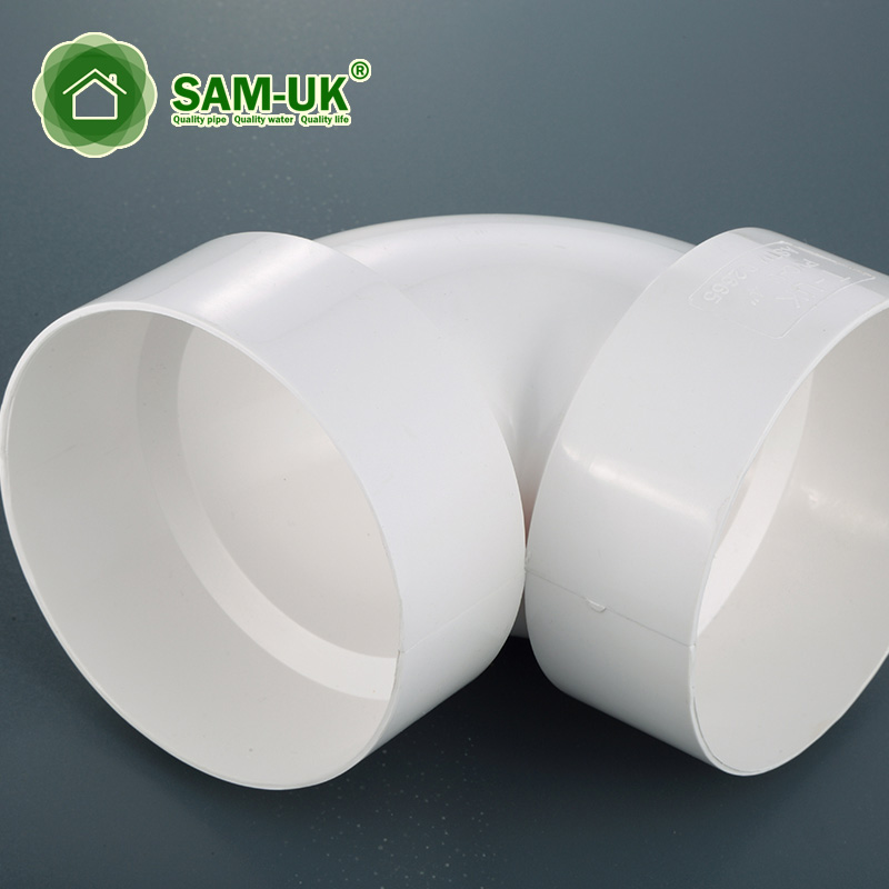 schedule 40 6 inch PVC 45 degree pipe elbow for building