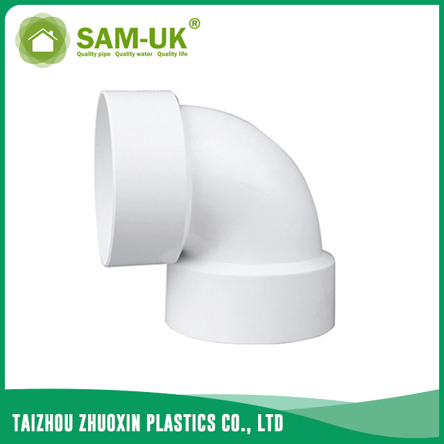 PVC DWV pipe elbow for drainage water ASTM D2665