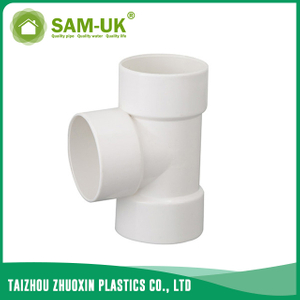PVC DWV tee for drainage water