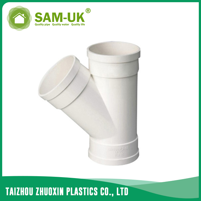 PVC wye drain pipe for drainage water