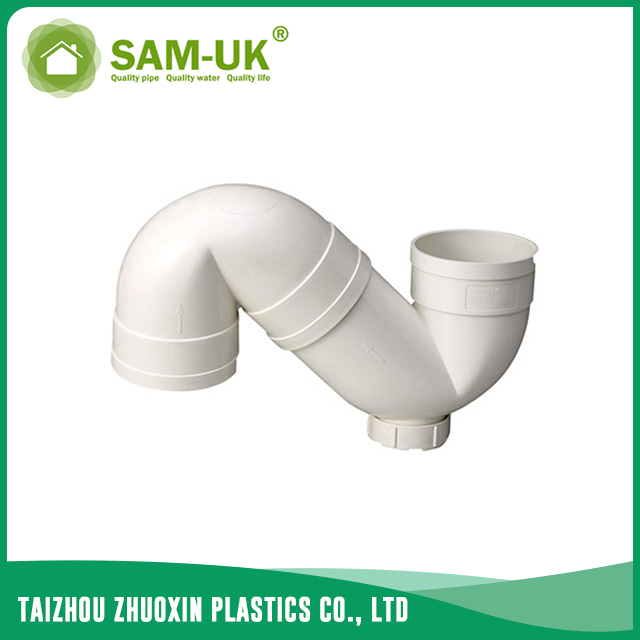 PVC S-trap for drainage water