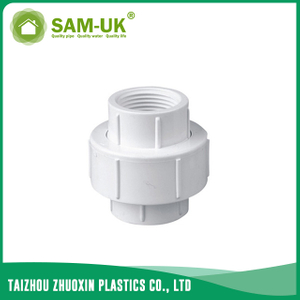 PVC threaded union for water supply BS 4346