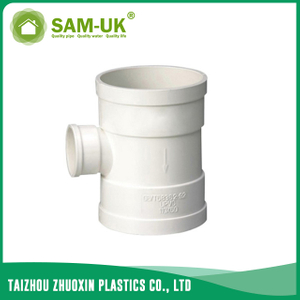 PVC waste reducing tee for drainage water