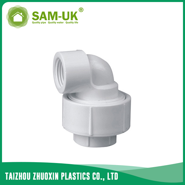 PVC female union elbow for water supply BS 4346