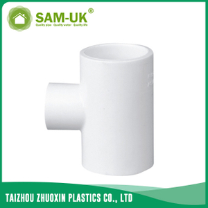 PVC reducing tee for water supply Schedule 40 ASTM D2466